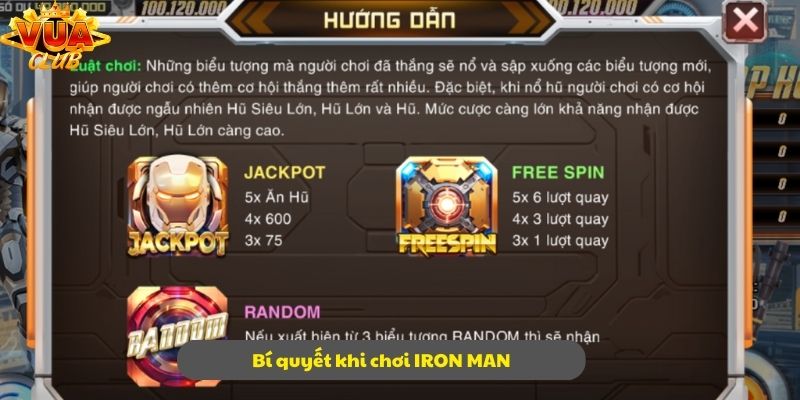 Bí quyết hiệu quả nhất để chơi IRON MAN